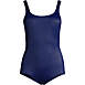Women's Tummy Control Chlorine Resistant Soft Cup Tugless Sporty One Piece Swimsuit, Front