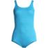  Women's Tugless Low Leg One Piece Swimsuit, Front