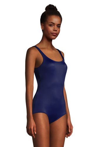SYROKAN Womens Soft Cup Athletic One Piece Sport Swimsuit Bathing Suit