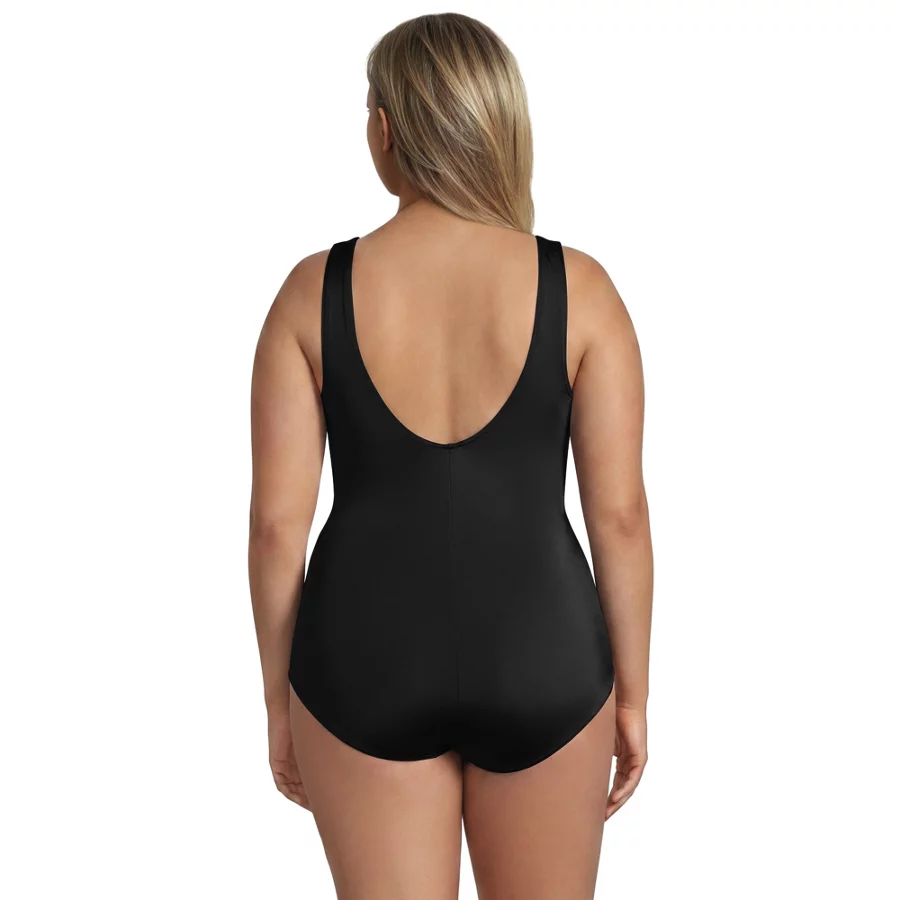 Women's Tugless Low Leg One Piece Swimsuit view 4