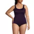 Women's Plus size Tugless Low Leg One Piece Swimsuit, Front