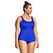Women's Plus Size Chlorine Resistant Scoop Neck Soft Cup Tugless Sporty One Piece Swimsuit, alternative image