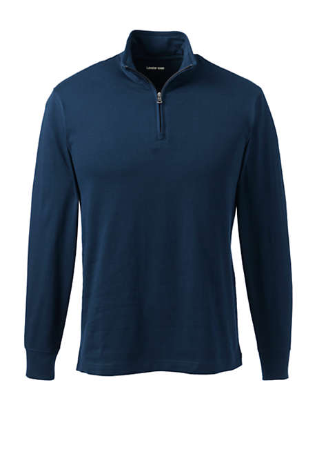 Unisex Cotton Half Zip Pullover