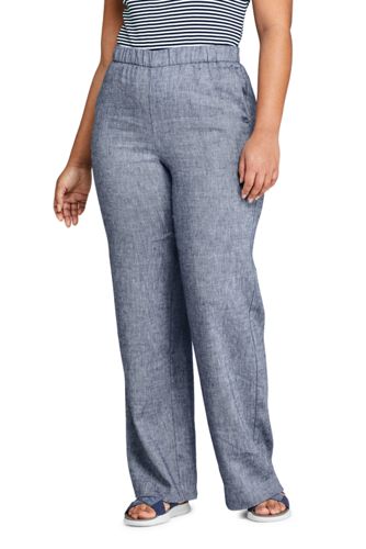 plus size twill pants