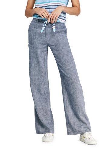 lands end wide leg jeans