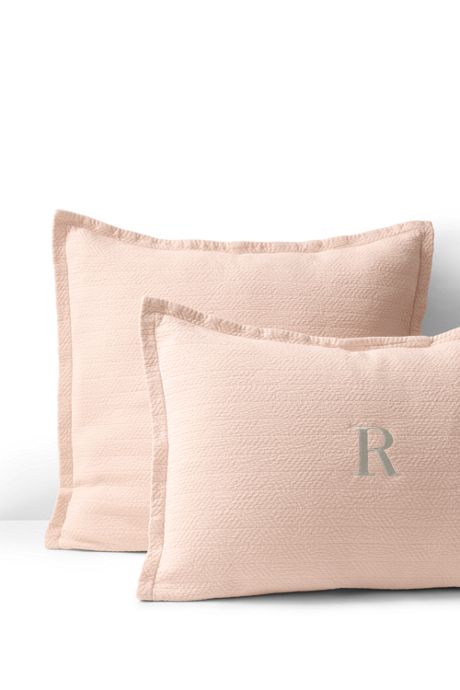 Organic Matelasse Sham Pillow Shams Pillows Bed Home