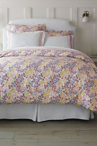 No Iron Floral Duvet Cover Lands End