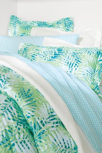 200 Percale Printed Duvet Cover Lands End