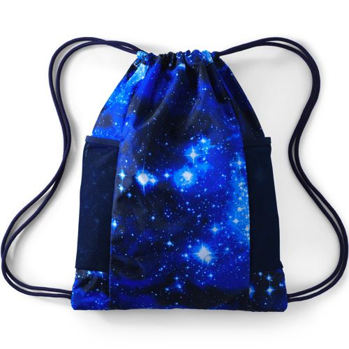 School Uniform Kids Packable Drawstring Bag