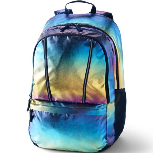 Kids ClassMate Large Backpack Print Lands End