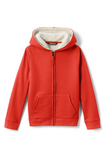 lands end sherpa hoodie