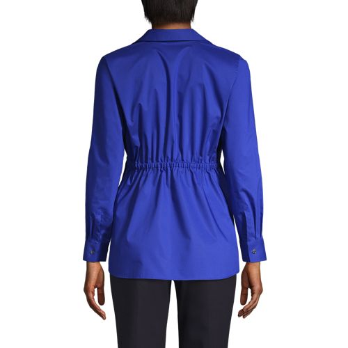 Women's Maternity Long Sleeve Splitneck Side Tie Stretch Shirt - image 2