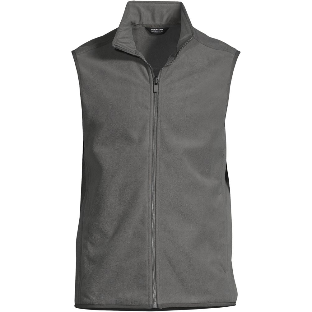 Lands end mens fleece vest sale