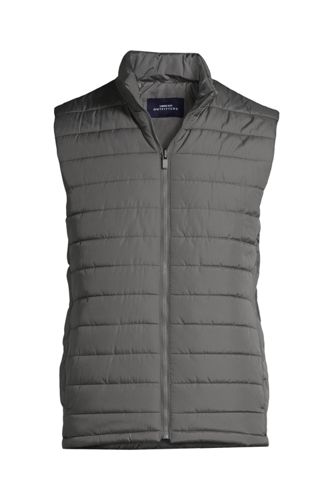 lands end black vest