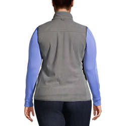 Women's Plus Size Marinac Fleece Vest, Back