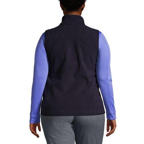 Thick fleece vest lands end