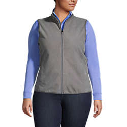 Women's Plus Size Marinac Fleece Vest, Front