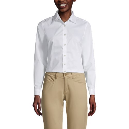 Women's No Gape Long Sleeve Stretch Shirt - image 2