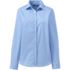 School Uniform Women's No Gape Long Sleeve Stretch Shirt, Front