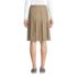 School Uniform Women's Poly-Cotton Box Pleat Skirt Top of Knee, Back