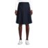 School Uniform Women's Poly-Cotton Box Pleat Skirt Top of Knee, Front