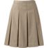 School Uniform Women's Poly-Cotton Box Pleat Skirt Top of Knee, Front