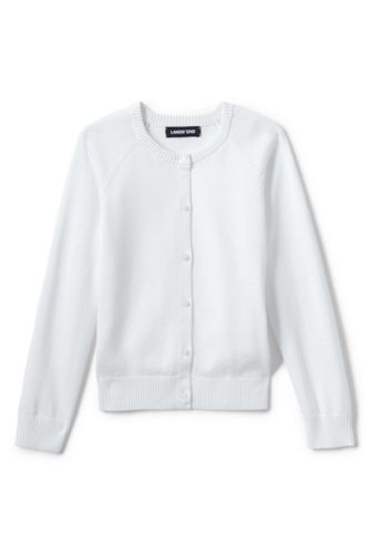 girls white cardigan sweater