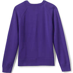 School Uniform Little Girls Cotton Modal Cardigan Sweater, Back