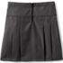 Girls Poly-Cotton Tab Front Skirt Top of Knee, Back