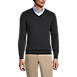 Men's Cotton Modal Fine Gauge V-neck Sweater, Front