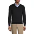 Men's Cotton Modal Fine Gauge V-neck Sweater, Front