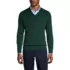 School Uniform Men's Cotton Modal Fine Gauge V-neck Sweater, Front