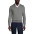 Men's Cotton Modal Fine Gauge V-neck Sweater, Front