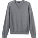 School Uniform Men's Cotton Modal Fine Gauge V-neck Sweater, Front