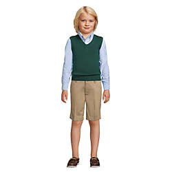 School Uniform Little Kids Cotton Modal Sweater Vest, alternative image