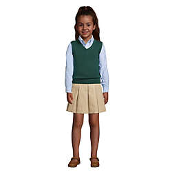 School Uniform Little Kids Cotton Modal Sweater Vest, Front