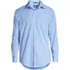 Men's Long Sleeve Straight Collar Patterned Broadcloth Shirt, Front