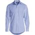School Uniform Men's Long Sleeve Straight Collar Patterned Broadcloth Shirt, Front