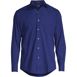 School Uniform Men's Long Sleeve Straight Collar Patterned Broadcloth Shirt, Front