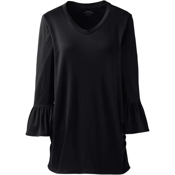 Women's Supima Micro Modal Maternity Rounded V-neck Top - primary