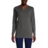 Women's Cotton Polyester Long Sleeve Tunic with Pockets, Front