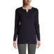 Women's Cotton Polyester Long Sleeve Tunic with Pockets, Front