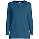 Women's Plus Size Cotton Polyester Long Sleeve Tunic with Pockets, Front