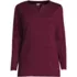 Women's Cotton Polyester Long Sleeve Tunic with Pockets, Front