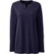 Women's Cotton Polyester Long Sleeve Tunic with Pockets, Front