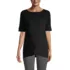 Women's Maternity Cotton Polyester Short Sleeve Shirt, Front