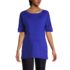 Women's Maternity Cotton Polyester Short Sleeve Shirt, Front