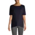 Women's Maternity Cotton Polyester Short Sleeve Shirt, Front