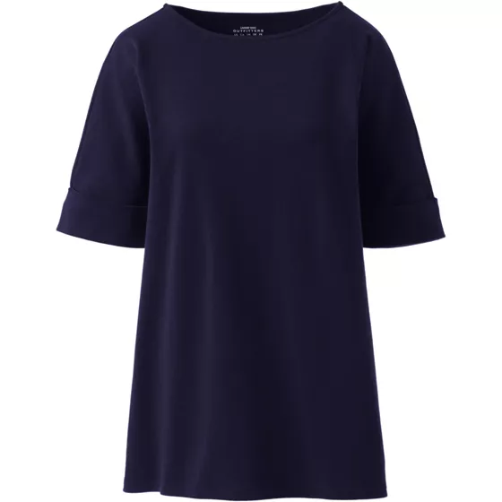 Women's Maternity Cotton Polyester Short Sleeve Shirt - primary