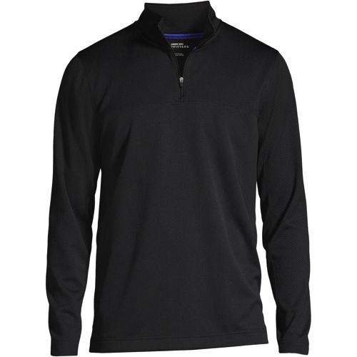 Lands end quarter zip fleece hotsell